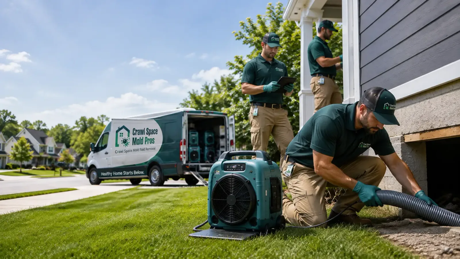 Crawl Space Mold Removal in Darragh, PA